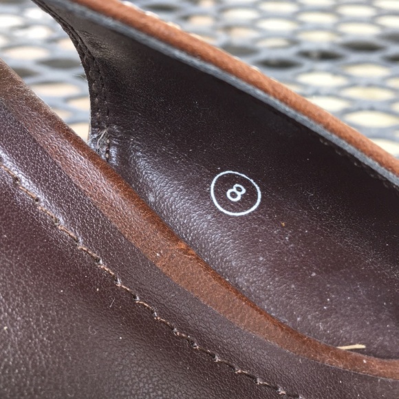 Soda Brown Cork Wedge Sandals 8 - Picture 6 of 6